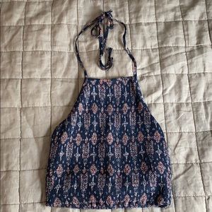 Halter crop top